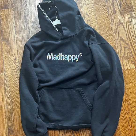 MADHAPPY black small hoodie - Picture 1 of 3